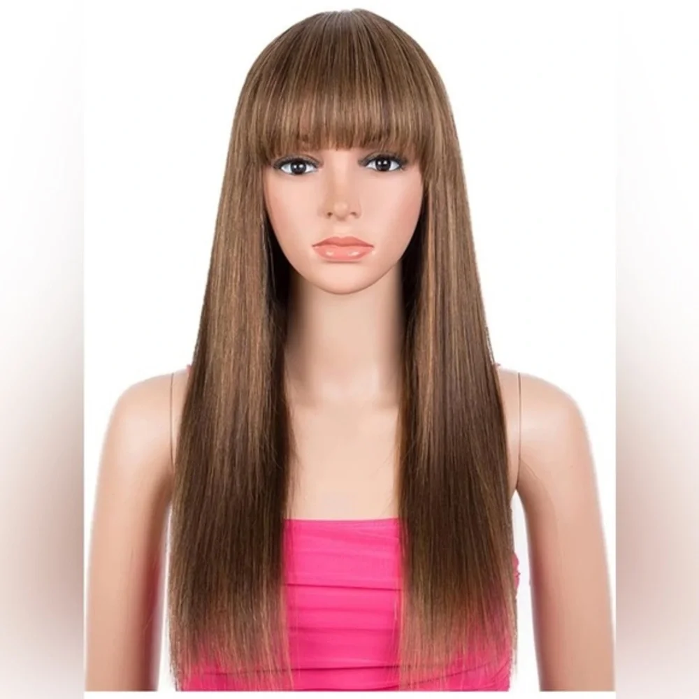 Blooming Hair  100% 10A Human Hair Bang Wig
